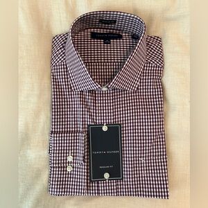 Tommy Hilfiger Men’s Button Up Shirt Regular Fit NWT Size 16, 34-35